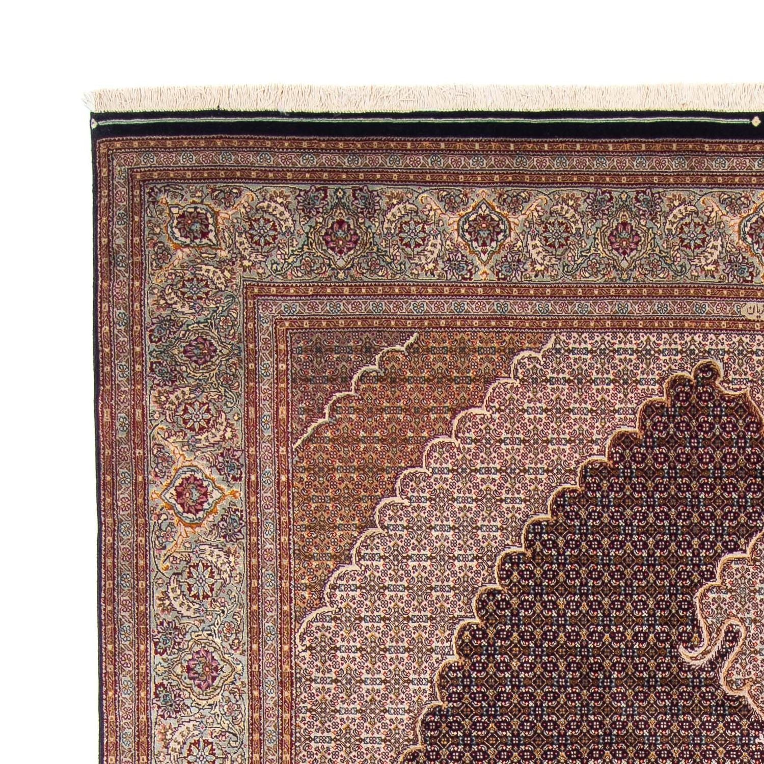 Tapis persan - Tabriz - 298 x 198 cm - marron clair