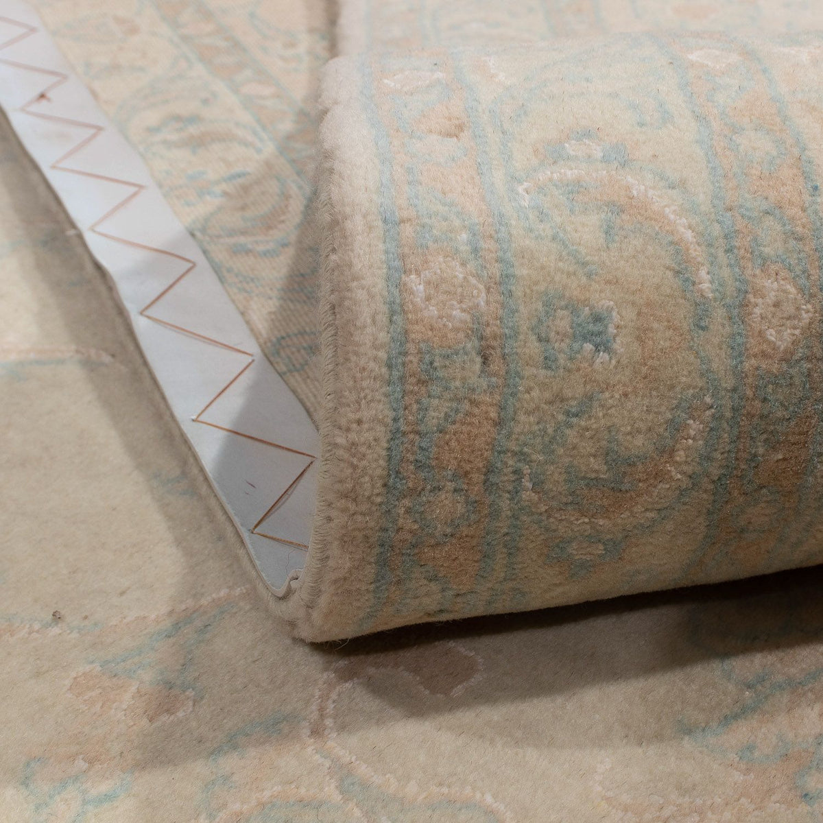 Tapis persan - Nain - Royal - 351 x 250 cm - marron clair