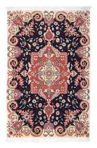 Tapis persan - Tabriz - Royal - 90 x 61 cm - bleu foncé