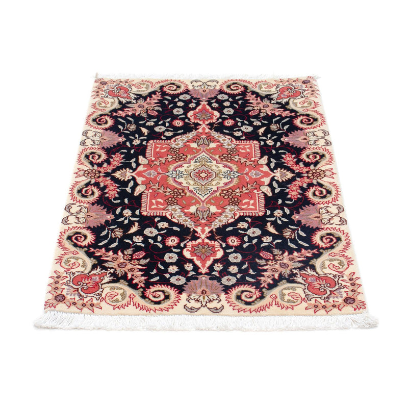 Tapis persan - Tabriz - Royal - 90 x 61 cm - bleu foncé