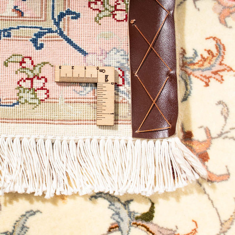 Tapis de couloir Tapis persan - Tabriz - Royal - 300 x 74 cm - beige