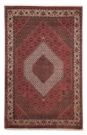 Tapis persan - Bidjar - 302 x 203 cm - rouge foncé
