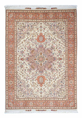 Tapis persan - Tabriz - Royal - 214 x 154 cm - beige