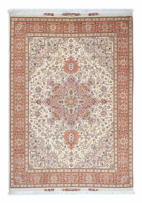 Tapis persan - Tabriz - Royal - 214 x 154 cm - beige