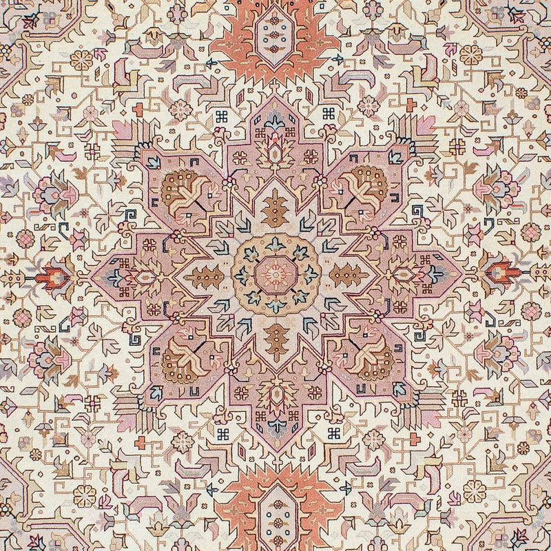 Tapis persan - Tabriz - Royal - 214 x 154 cm - beige