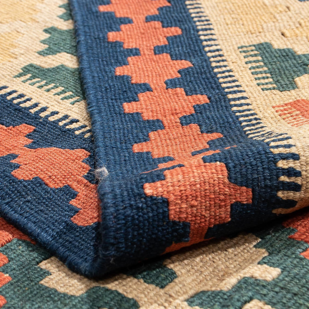 Tapis Kelim - Oriental - 200 x 154 cm - marron