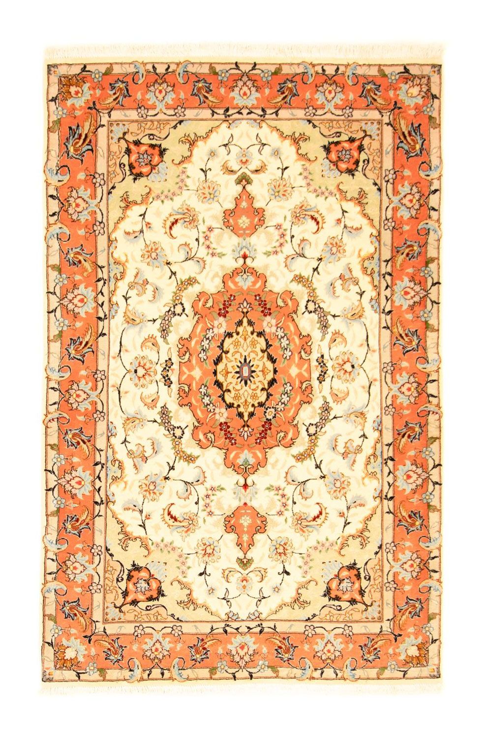Tapis persan - Tabriz - Royal - 157 x 101 cm - beige