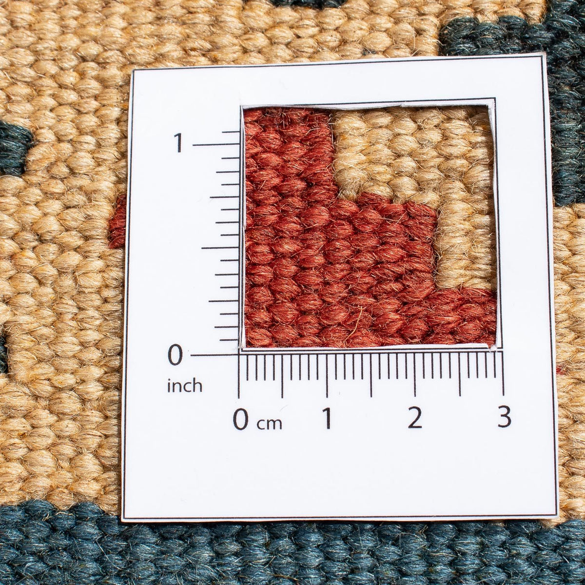 Tapis Kelim - Oriental - 217 x 142 cm - rouge foncé