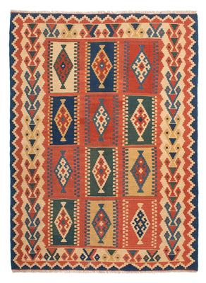 Tapis Kelim - Oriental - 215 x 163 cm - multicolore