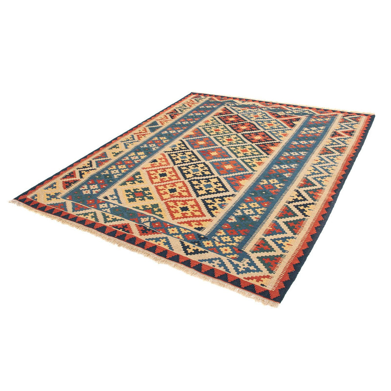 Tapis Kelim - Oriental - 203 x 158 cm - multicolore