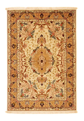 Tapis persan - Tabriz - Royal - 148 x 101 cm - beige