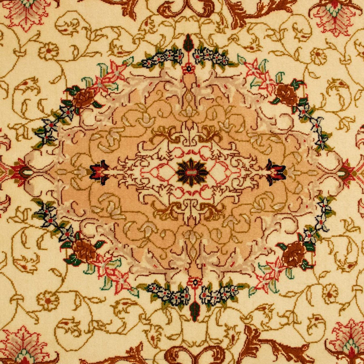 Tapis persan - Tabriz - Royal - 148 x 101 cm - beige