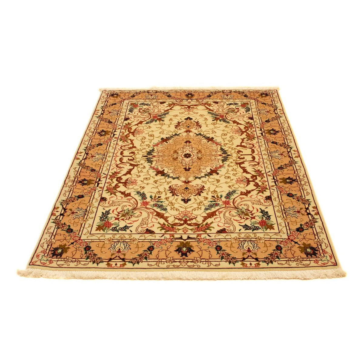 Tapis persan - Tabriz - Royal - 148 x 101 cm - beige