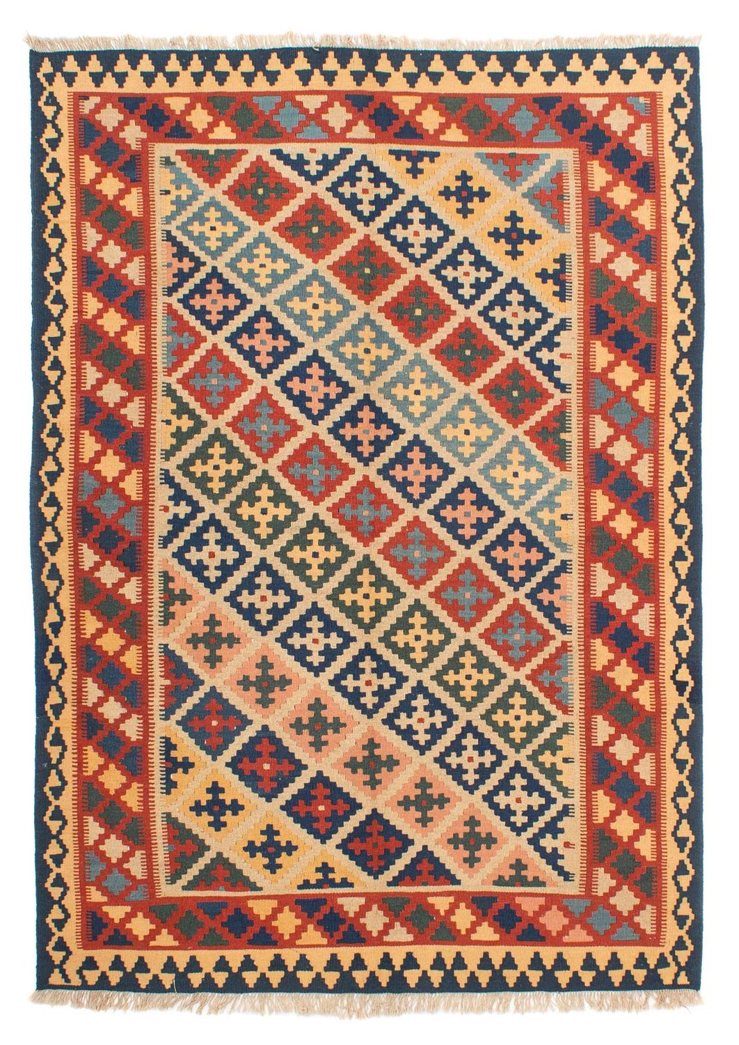Tapis Kelim - Oriental - 221 x 164 cm - multicolore