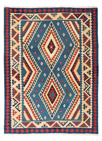 Tapis Kelim - Oriental - 193 x 152 cm - bleu