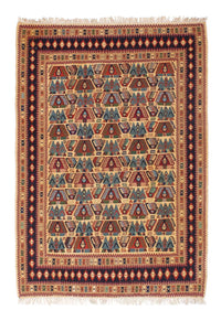 Tapis Kelim - Oriental - 158 x 108 cm - marron clair