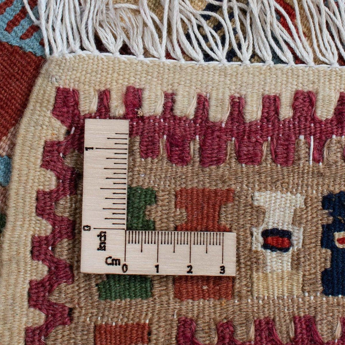 Tapis Kelim - Oriental - 158 x 108 cm - marron clair