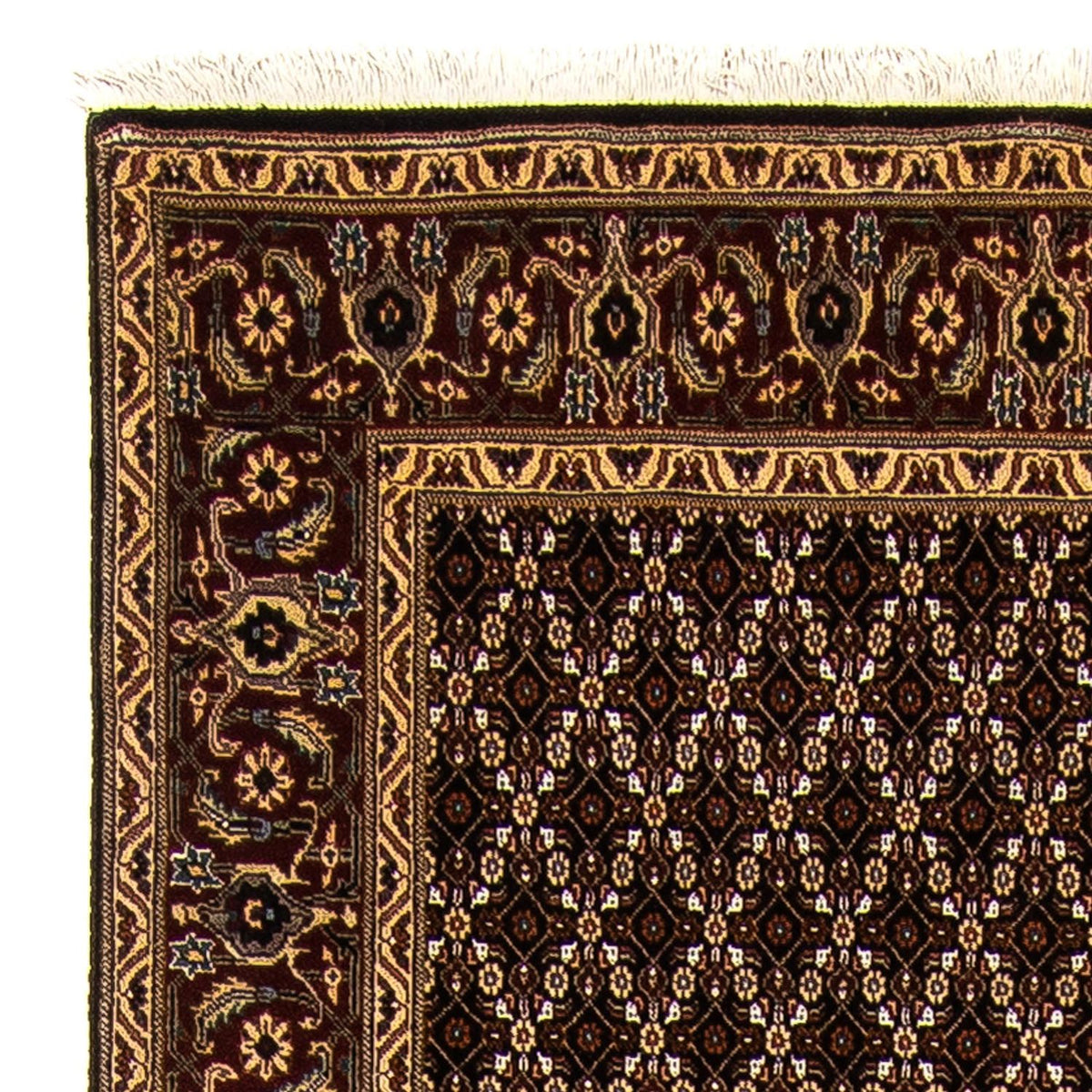 Tapis de couloir Tapis persan - Tabriz - 336 x 123 cm - multicolore