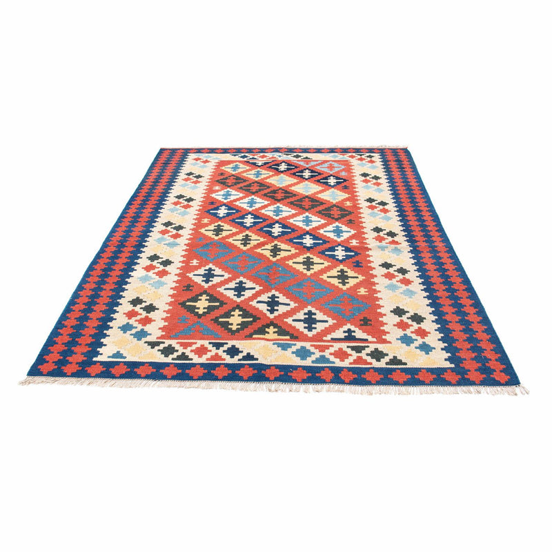 Tapis Kelim - Oriental - 202 x 153 cm - rouge