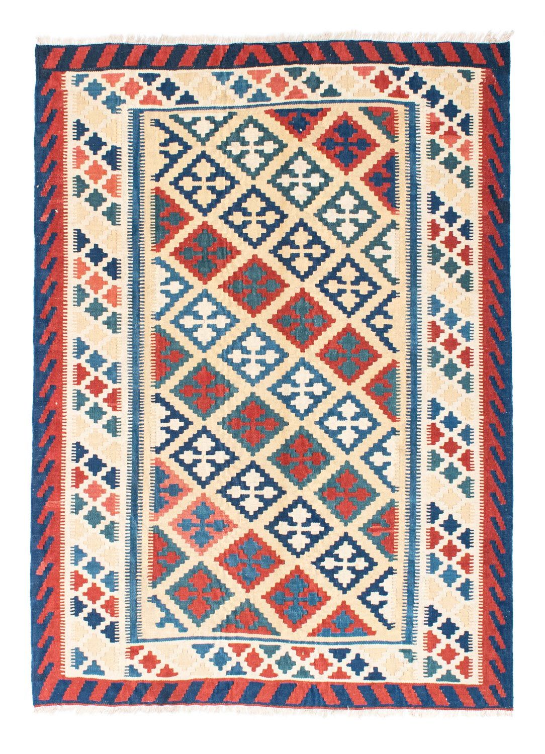 Tapis Kelim - Oriental - 195 x 152 cm - beige