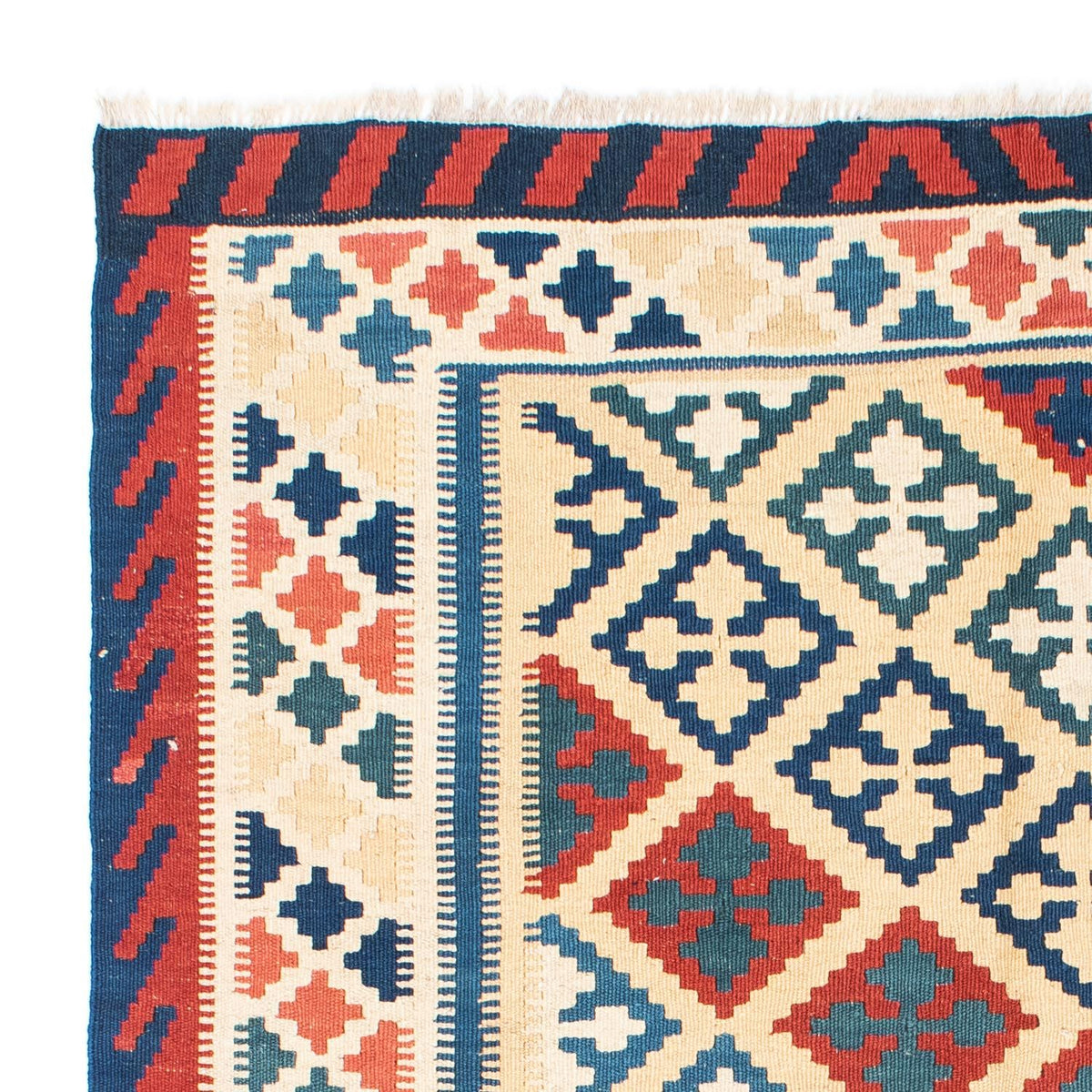 Tapis Kelim - Oriental - 195 x 152 cm - beige