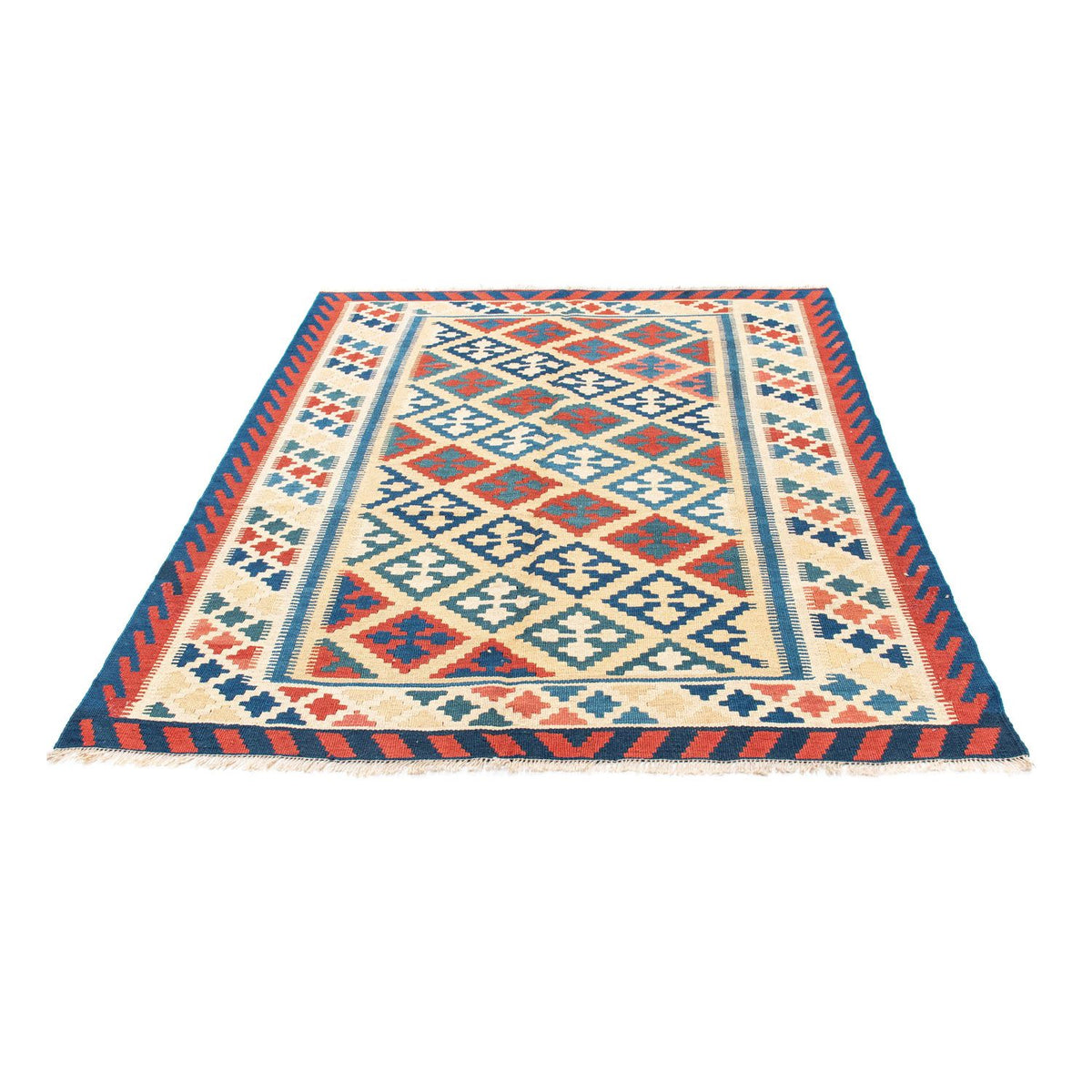 Tapis Kelim - Oriental - 195 x 152 cm - beige