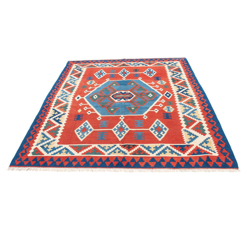Tapis Kelim - Oriental - 208 x 160 cm - rouge