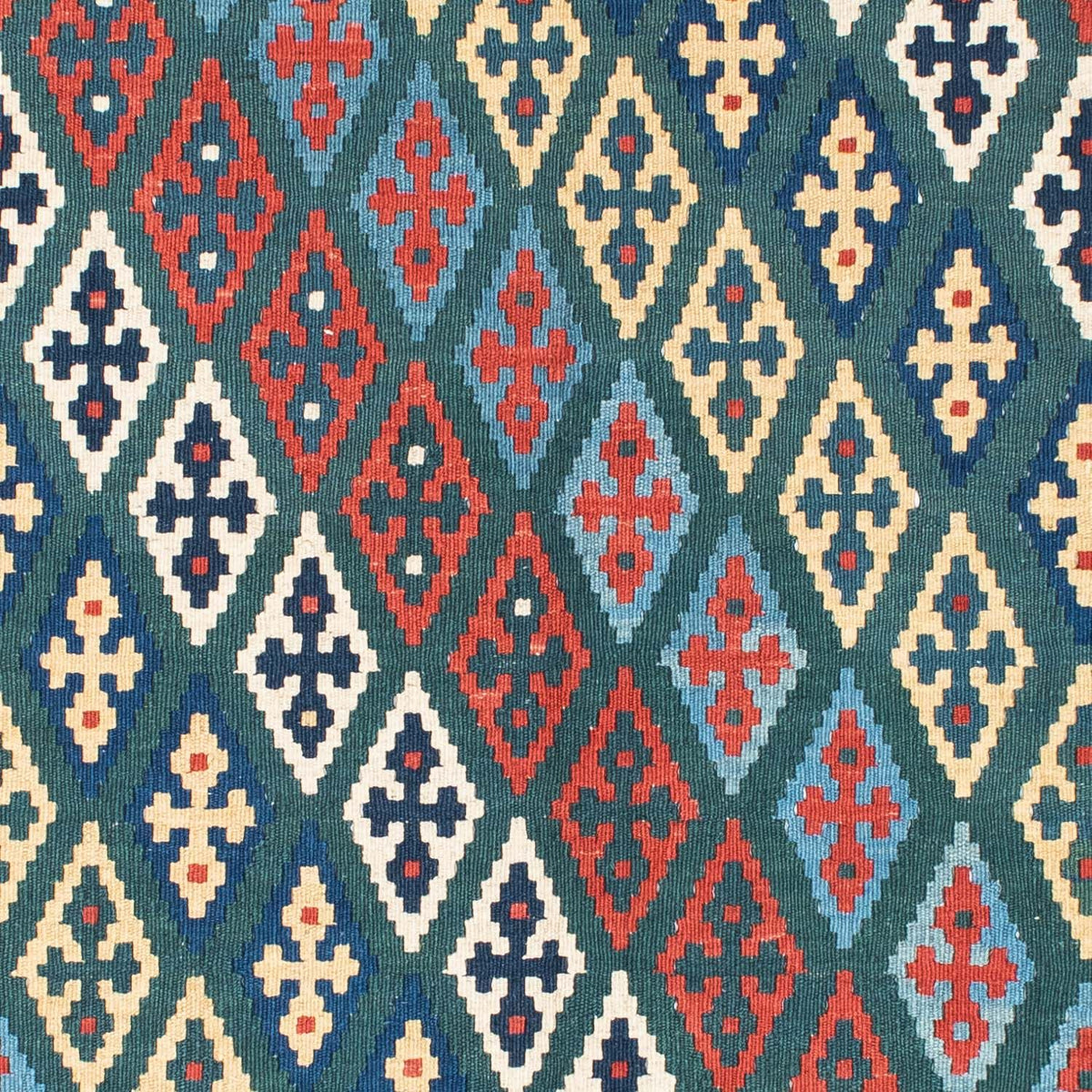 Tapis Kelim - Oriental - 193 x 131 cm - bleu