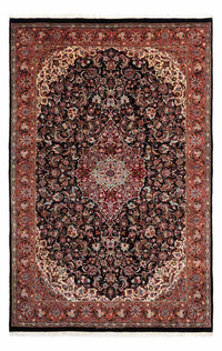 Tapis persan - Tabriz - Royal - 311 x 205 cm - bleu foncé
