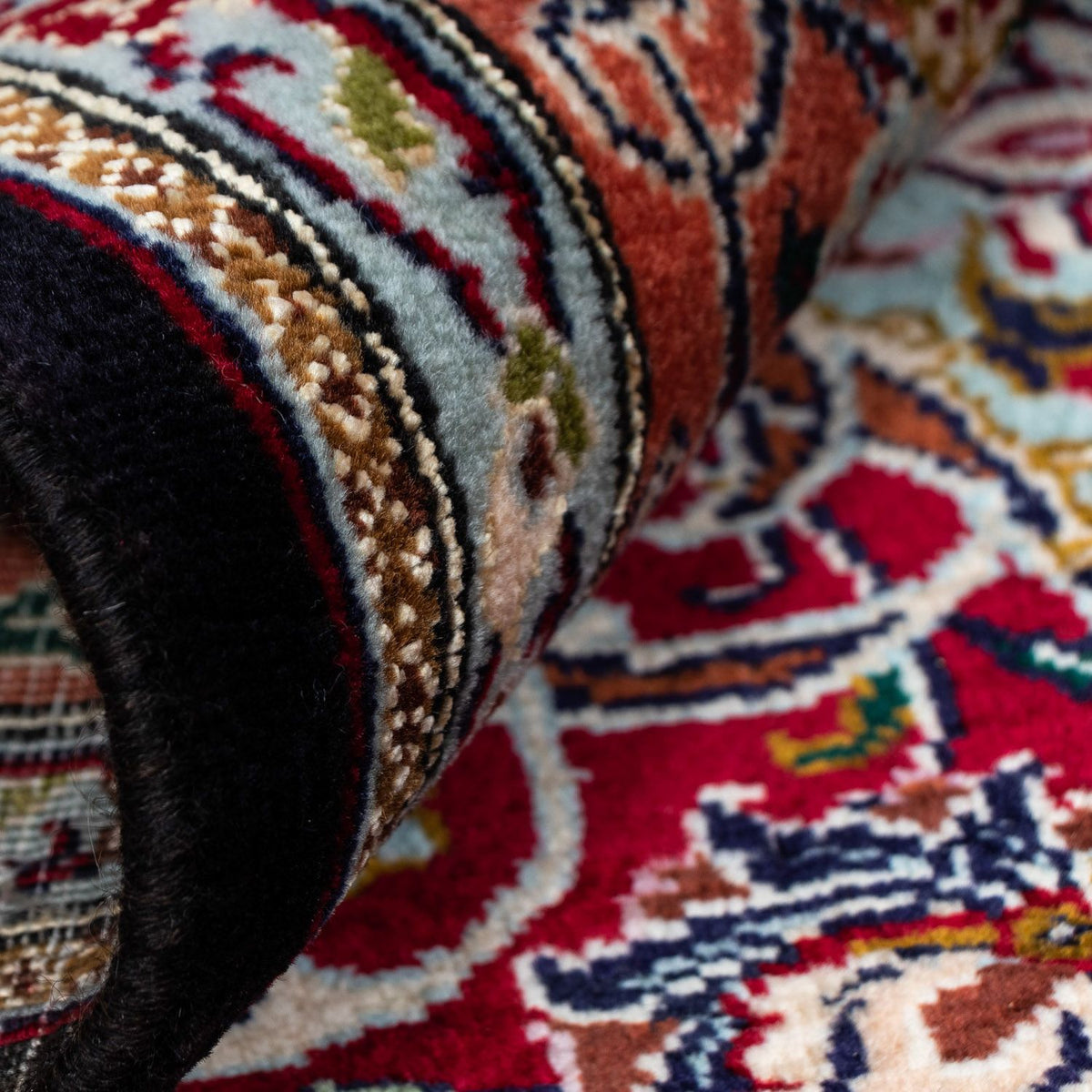 Tapis persan - Tabriz - Royal - 311 x 205 cm - bleu foncé