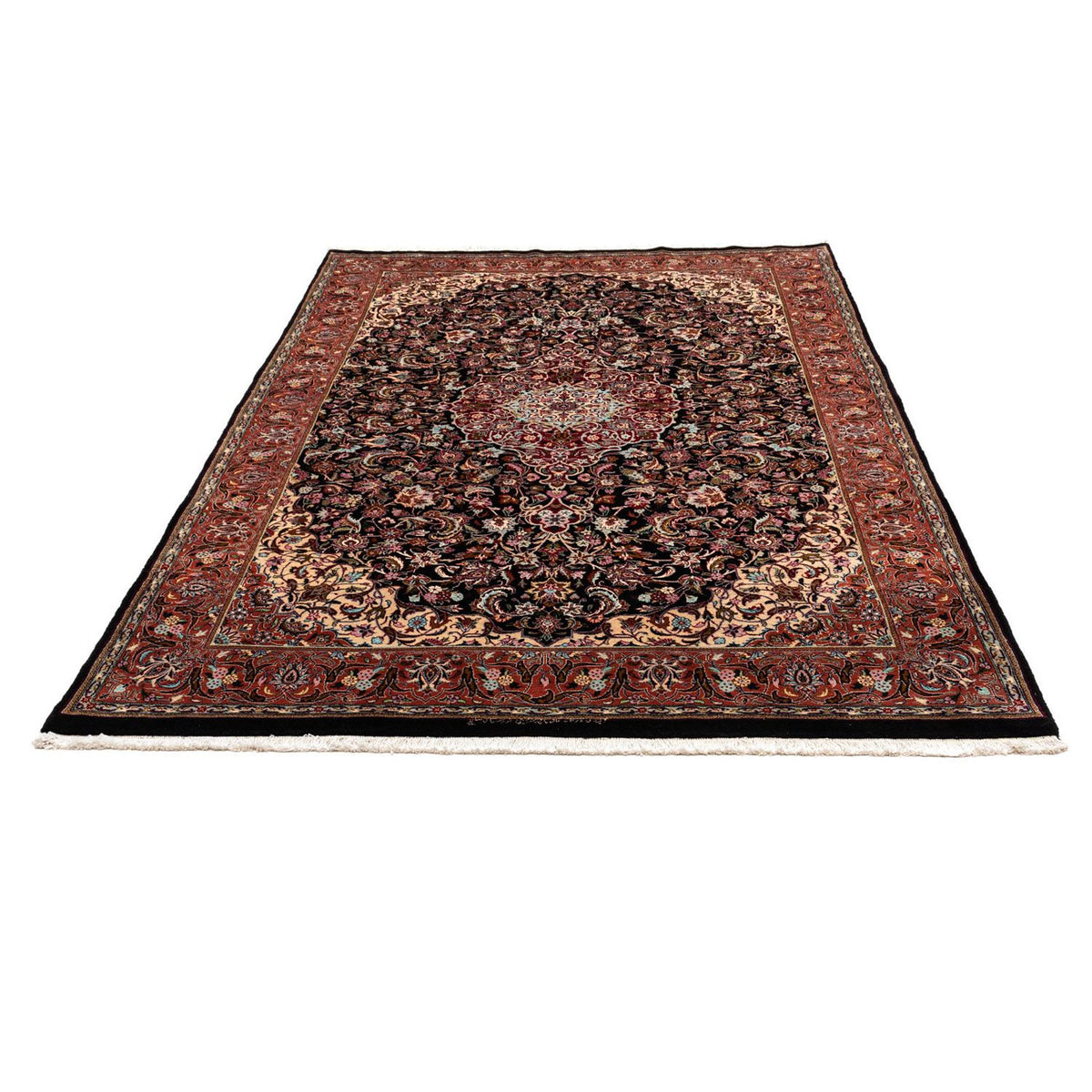 Tapis persan - Tabriz - Royal - 311 x 205 cm - bleu foncé