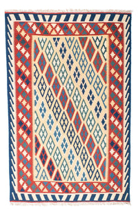 Tapis Kelim - Oriental - 206 x 156 cm - beige
