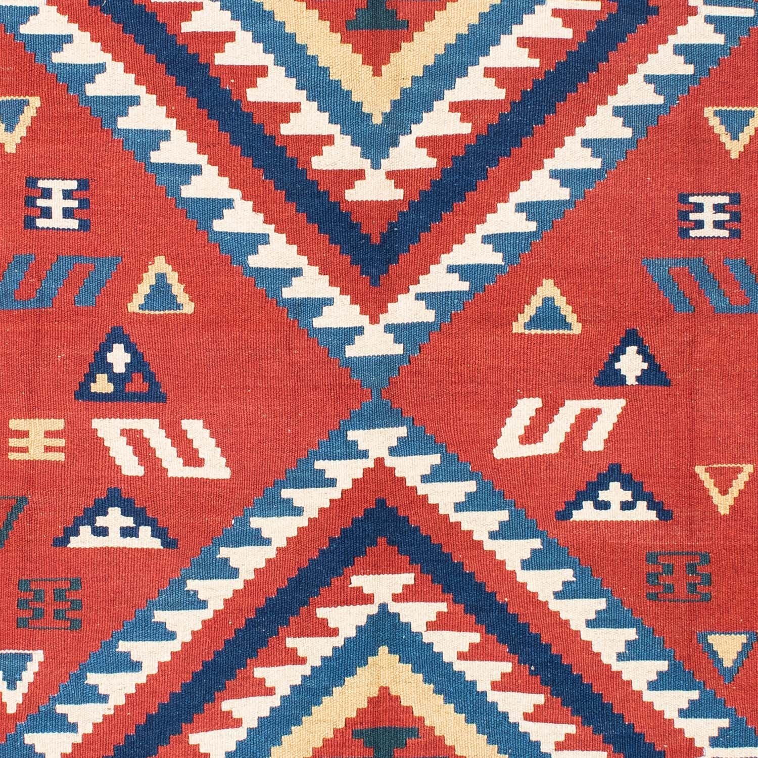Tapis Kelim - Oriental - 213 x 160 cm - rouge