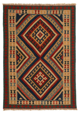 Tapis Kelim - Oriental - 213 x 150 cm - multicolore