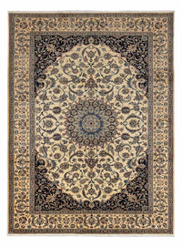 Tapis persan - Nain - Royal - 353 x 252 cm - beige foncé