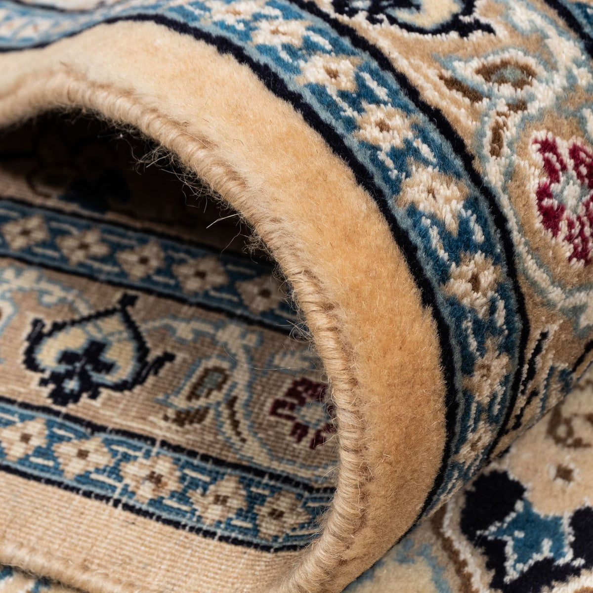 Tapis persan - Nain - Royal - 344 x 245 cm - beige foncé