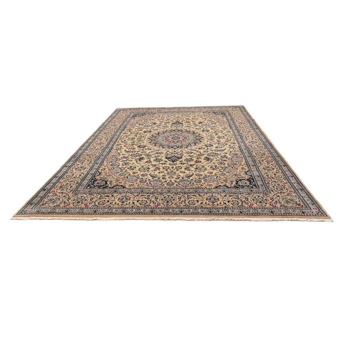 Tapis persan - Nain - Royal - 344 x 245 cm - beige foncé