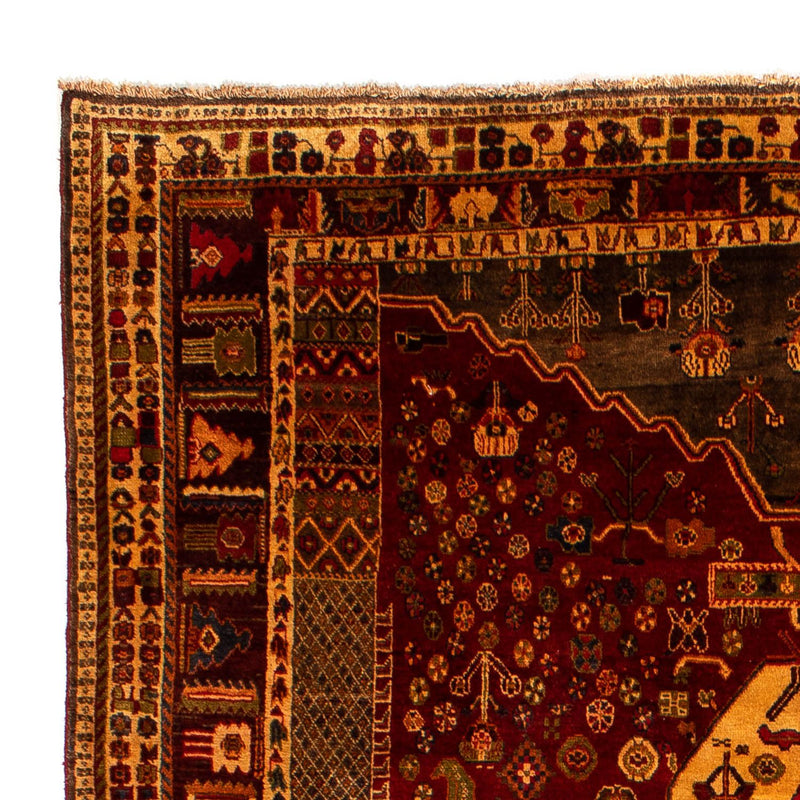 Tapis persan - Nomadic - 290 x 204 cm - rouge foncé