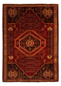 Tapis persan - Nomadic - 290 x 201 cm - rouge foncé
