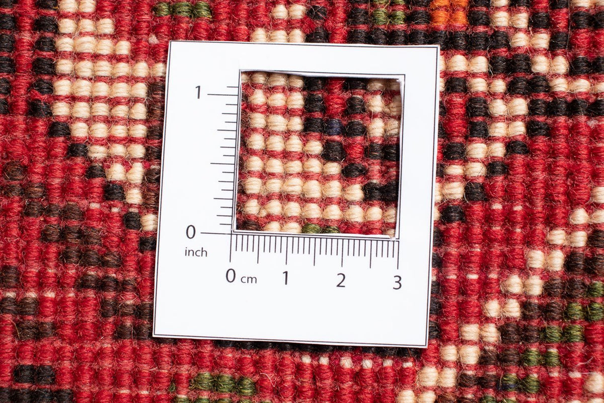 Tapis persan - Nomadic - 290 x 201 cm - rouge foncé