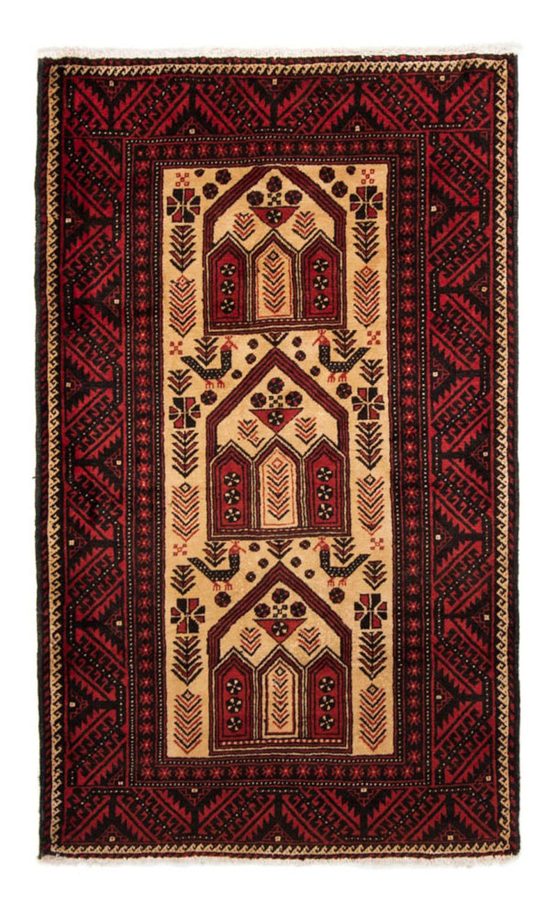 Tapis Belutsch - 193 x 118 cm - rouge