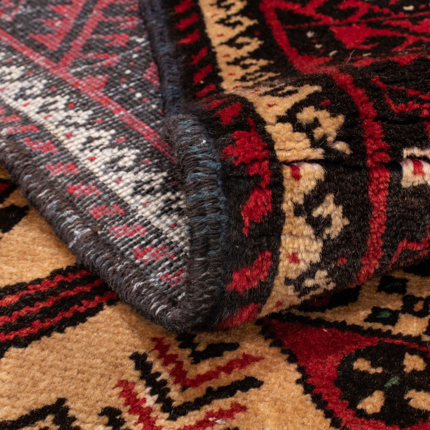 Tapis Belutsch - 193 x 118 cm - rouge