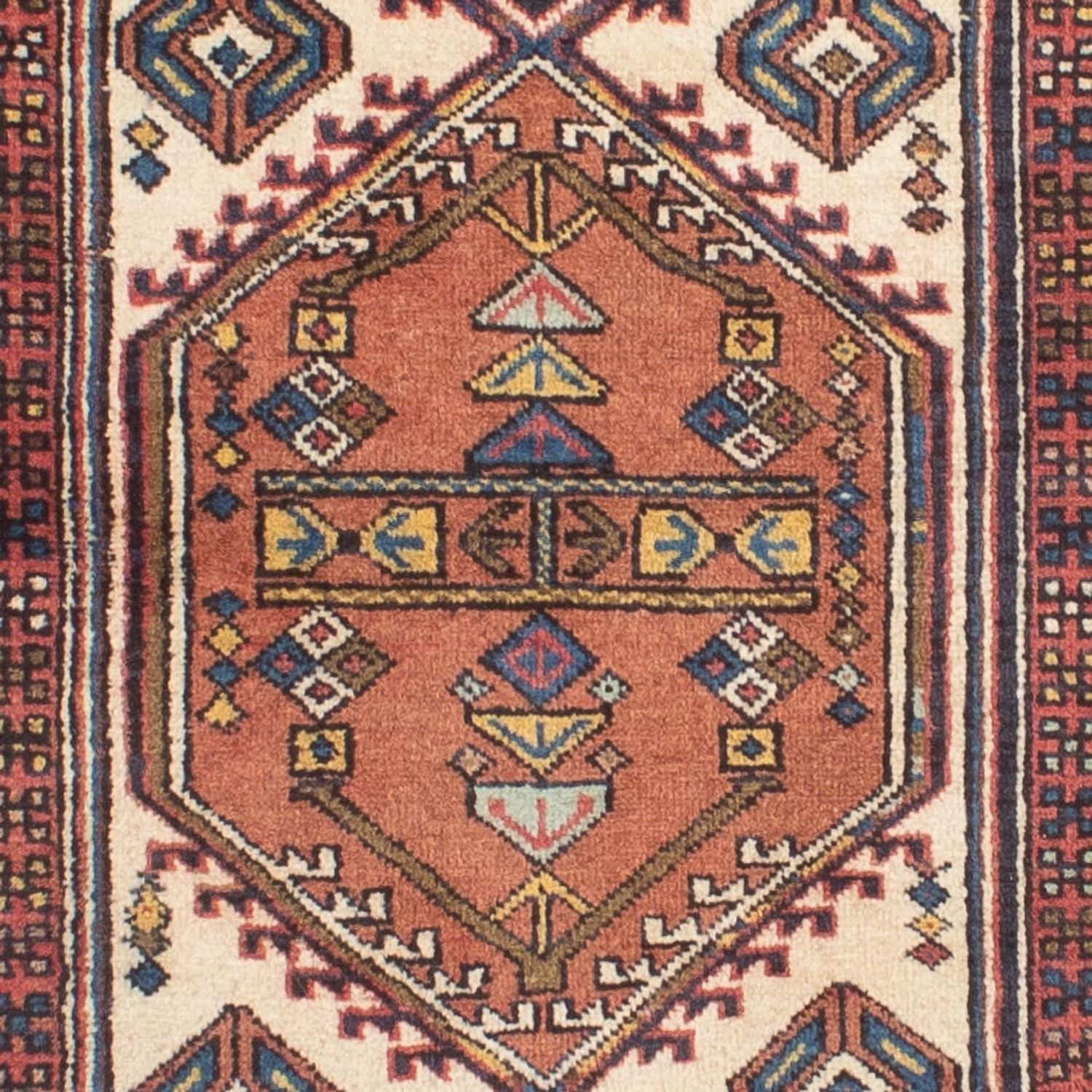 Tapis de couloir Tapis persan - Nomadic - 292 x 73 cm - beige