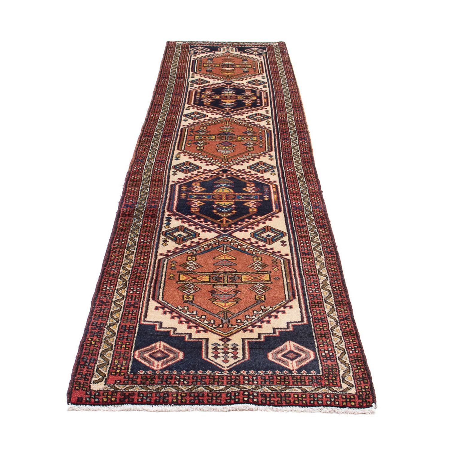 Tapis de couloir Tapis persan - Nomadic - 292 x 73 cm - beige