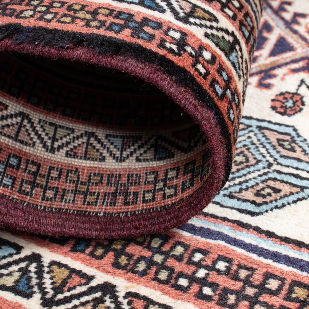 Tapis de couloir Tapis persan - Nomadic - 288 x 70 cm - beige