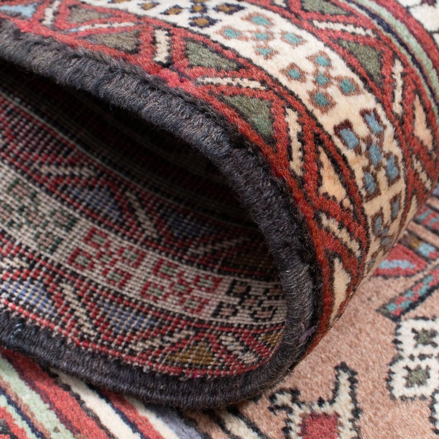 Tapis de couloir Tapis persan - Nomadic - 290 x 73 cm - beige