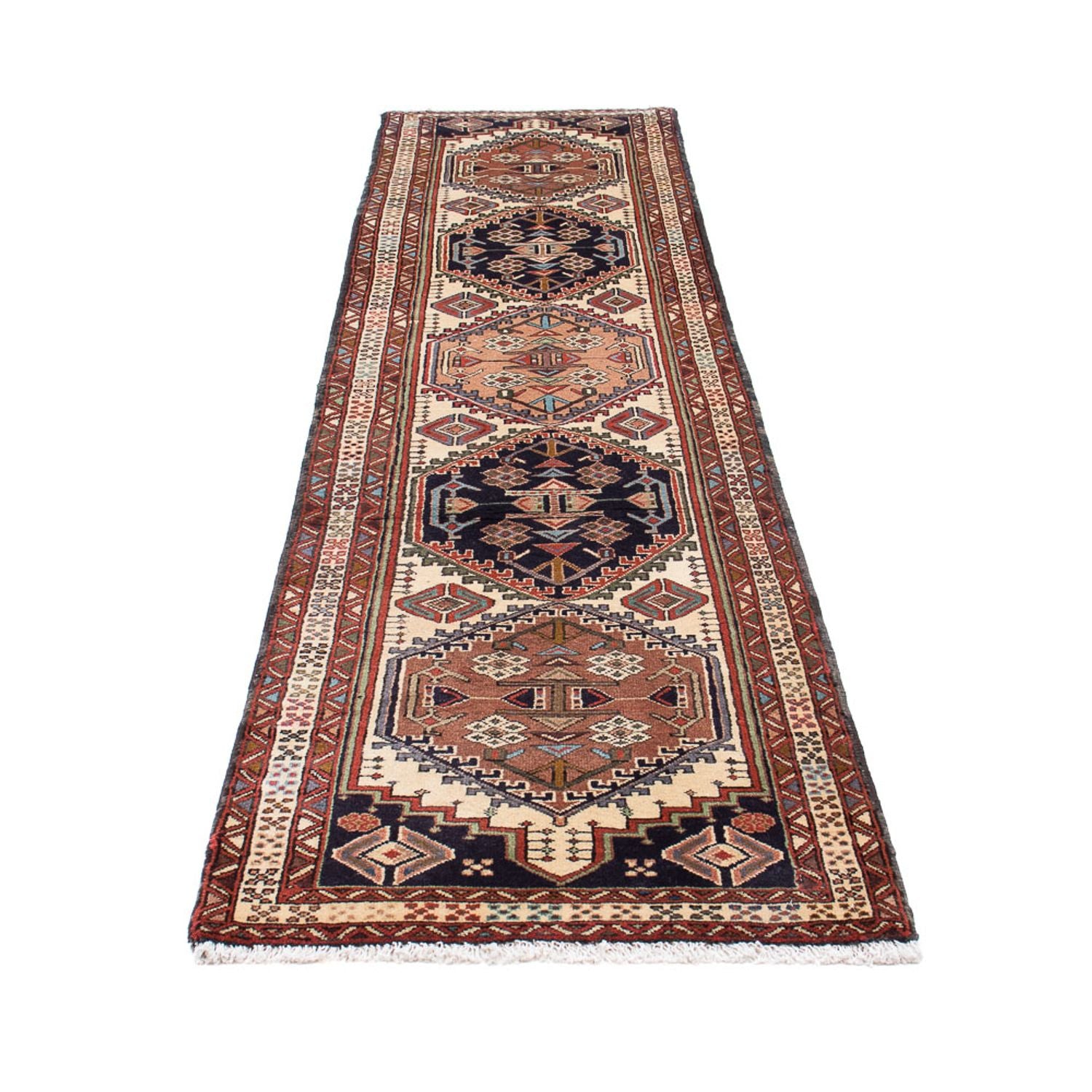 Tapis de couloir Tapis persan - Nomadic - 290 x 73 cm - beige