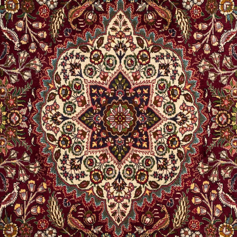 Tapis persan - Tabriz - Royal - 285 x 202 cm - rouge foncé