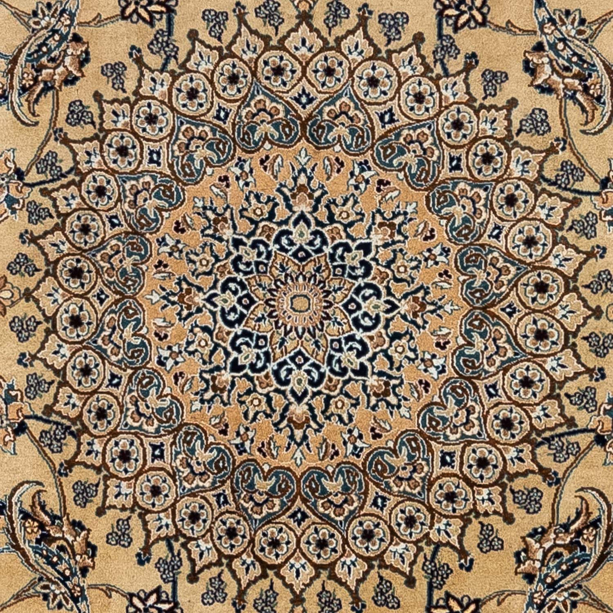 Tapis persan - Nain - Royal - 342 x 240 cm - beige