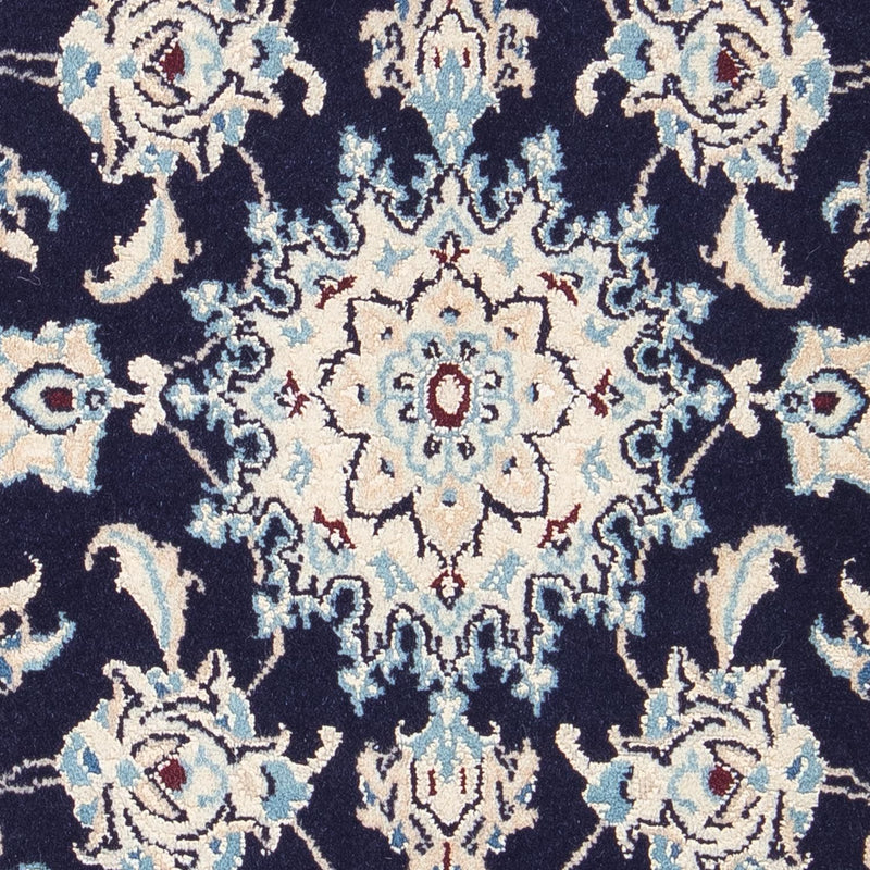 Tapis persan - Nain - Royal - 90 x 58 cm - bleu foncé